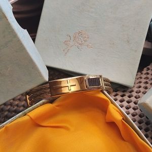 Brand New Men's Stainless Steel Gold Bracelet